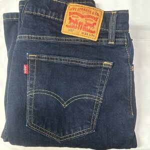 Levi's Men's Dark Blue Jeans 505 zip fly, 34x34